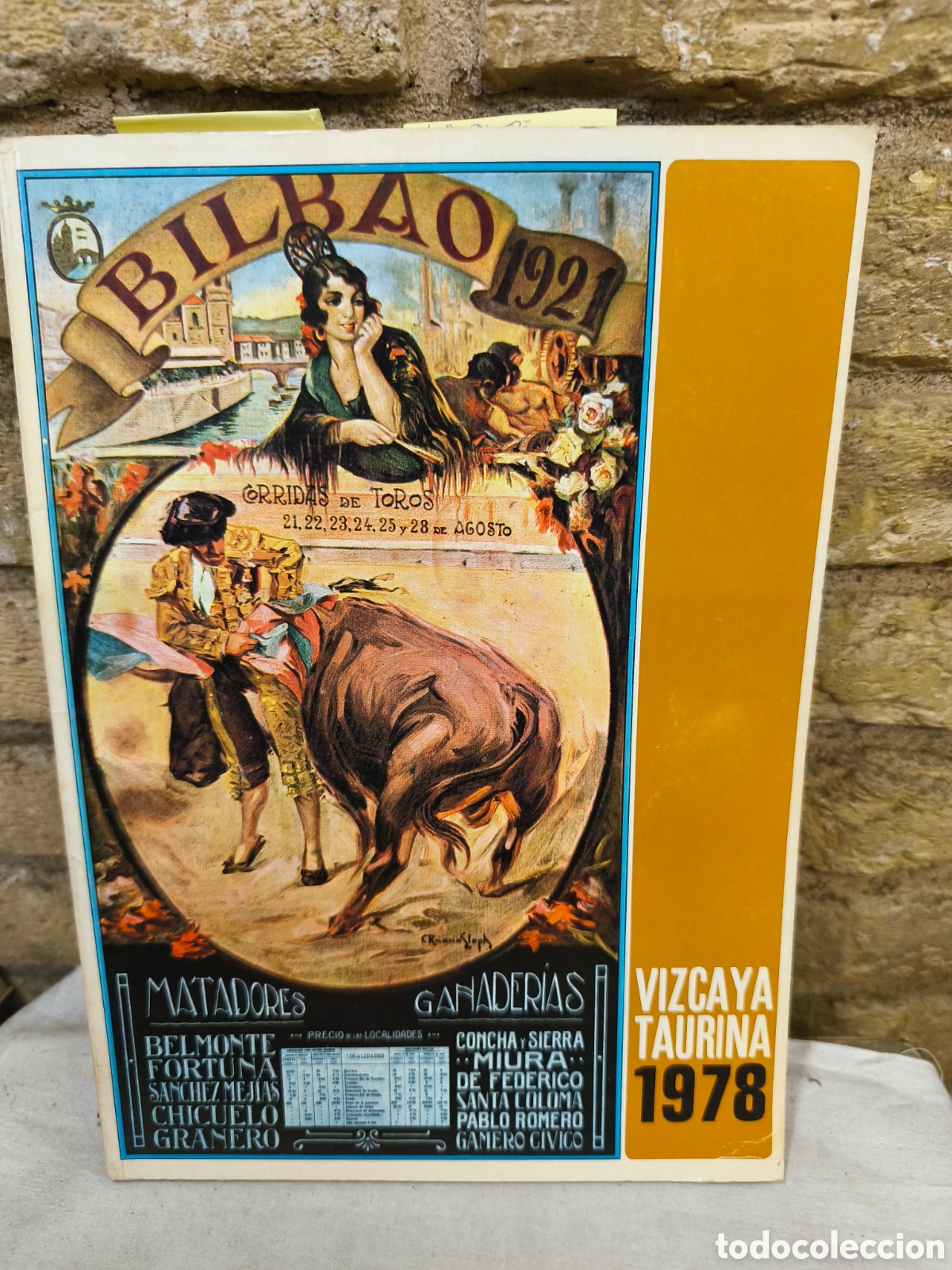 Tauromaquia: VIZCAYA TRURINA agosto 1978