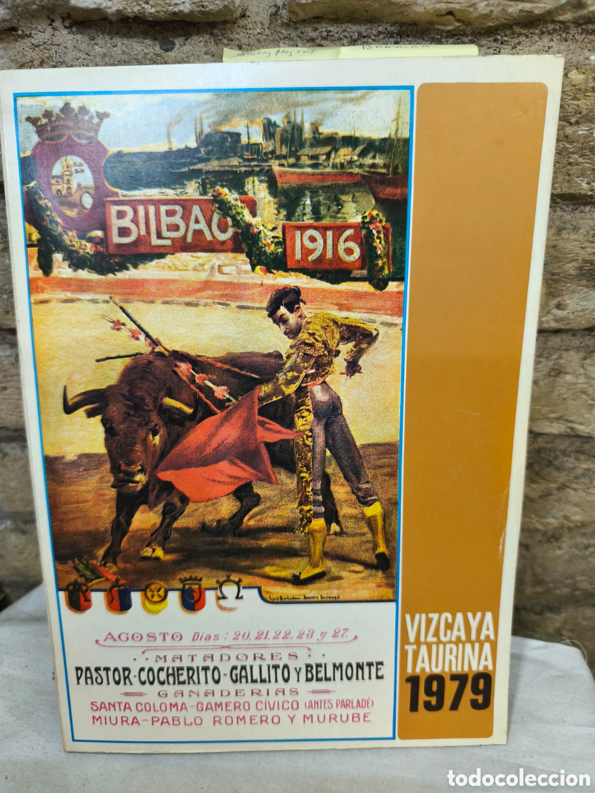 Tauromaquia: VIZCAYA TRURINA agosto 1979