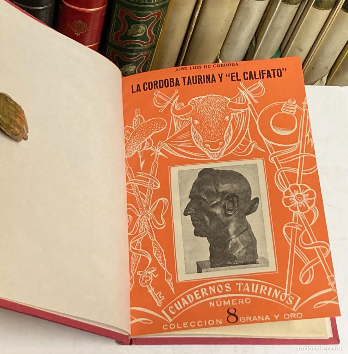 Tauromaquia: A&Ntilde;O 1954 - CUADERNOS TAURINOS N&ordm; 8: LA C&Oacute;RDOBA TAURINA Y EL CALIFATO - TOROS GRANA Y ORO
