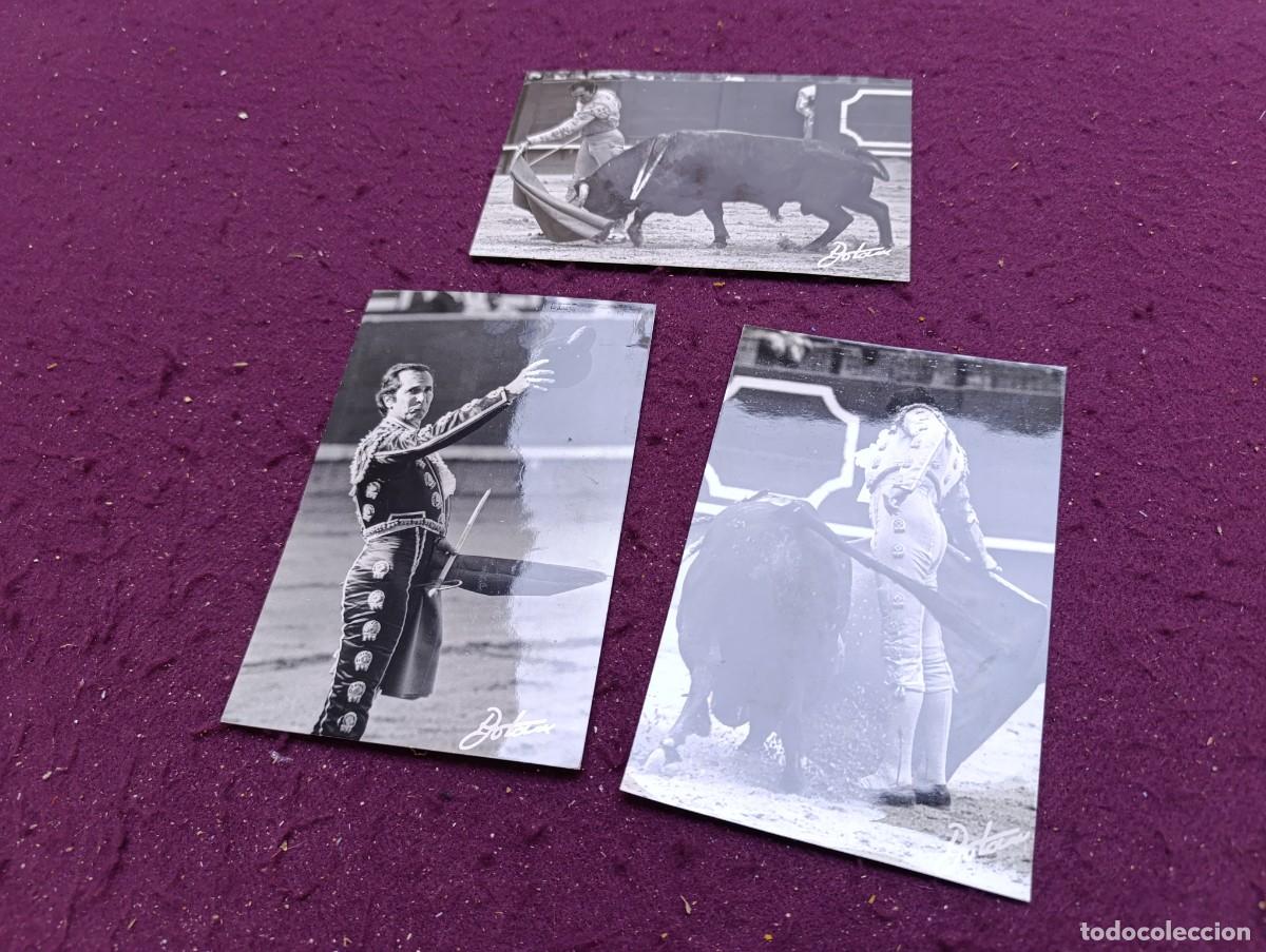 Tauromaquia: FT27, Lote de Antiguas Fotograf&iacute;as de torero, Luis Miguel Domingu&iacute;n, fot. Bot&aacute;n,