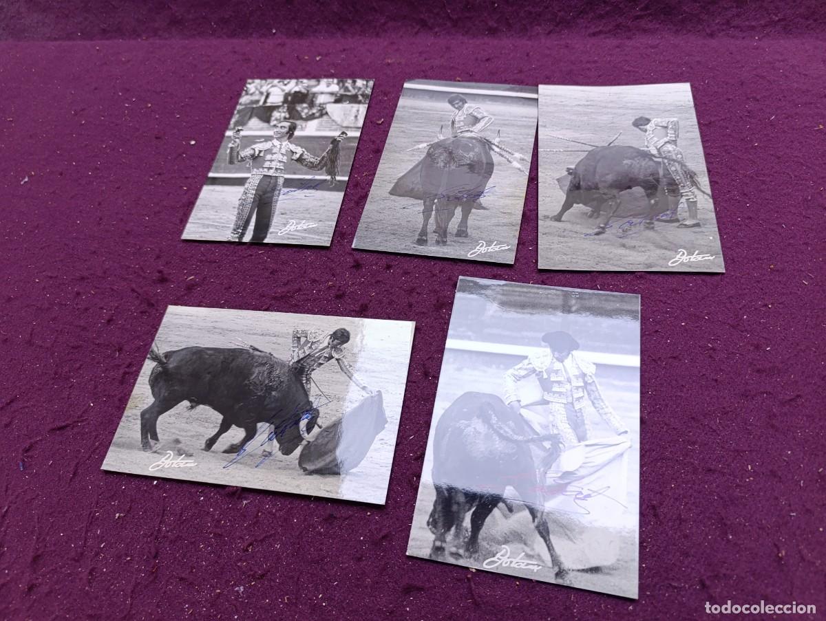 Tauromaquia: FT14, Lote de Antiguas Fotograf&iacute;as de torero, Jos&eacute; Fuentes, todas firmadas, fot. Bot&aacute;n,