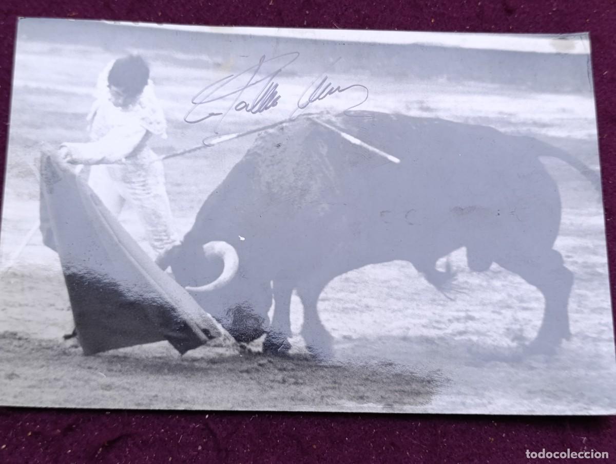Tauromaquia: FT29, Antigua Fotograf&iacute;a de torero, Sebasti&aacute;n Palomo &rdquo;Linares&rdquo;, firmada, fot. Bot&aacute;n,