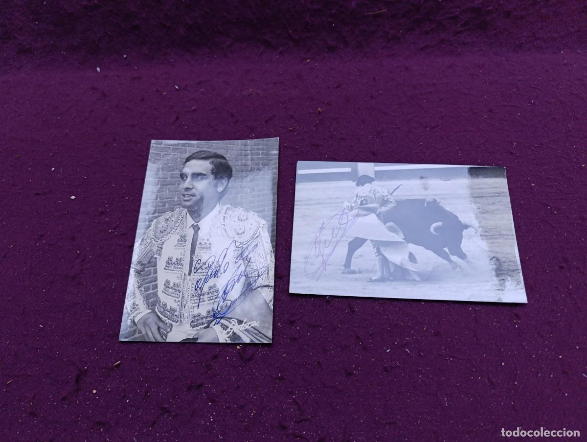 Tauromaquia: FT28, Lote de Antiguas Fotograf&iacute;as de torero, Antonio Jos&eacute; Gal&aacute;n, firmadas, fot. Bot&aacute;n,