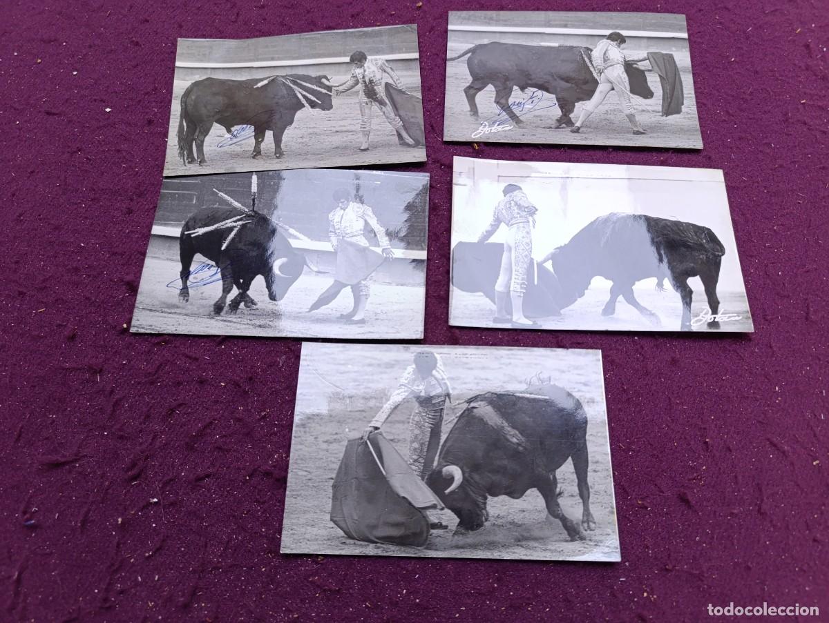 Tauromaquia: FT2, Lote de Antiguas Fotograf&iacute;as de torero, Francisco Ruiz Miguel, 3 firmadas, Fot. Bot&aacute;n,
