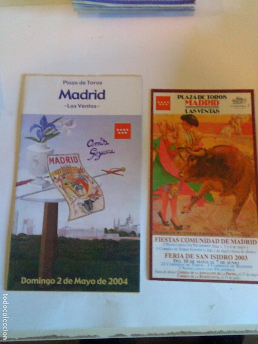 Tauromaquia: Programa Plaza de toros Las Ventas Madrid Domingo 2 de Mayo del 2004