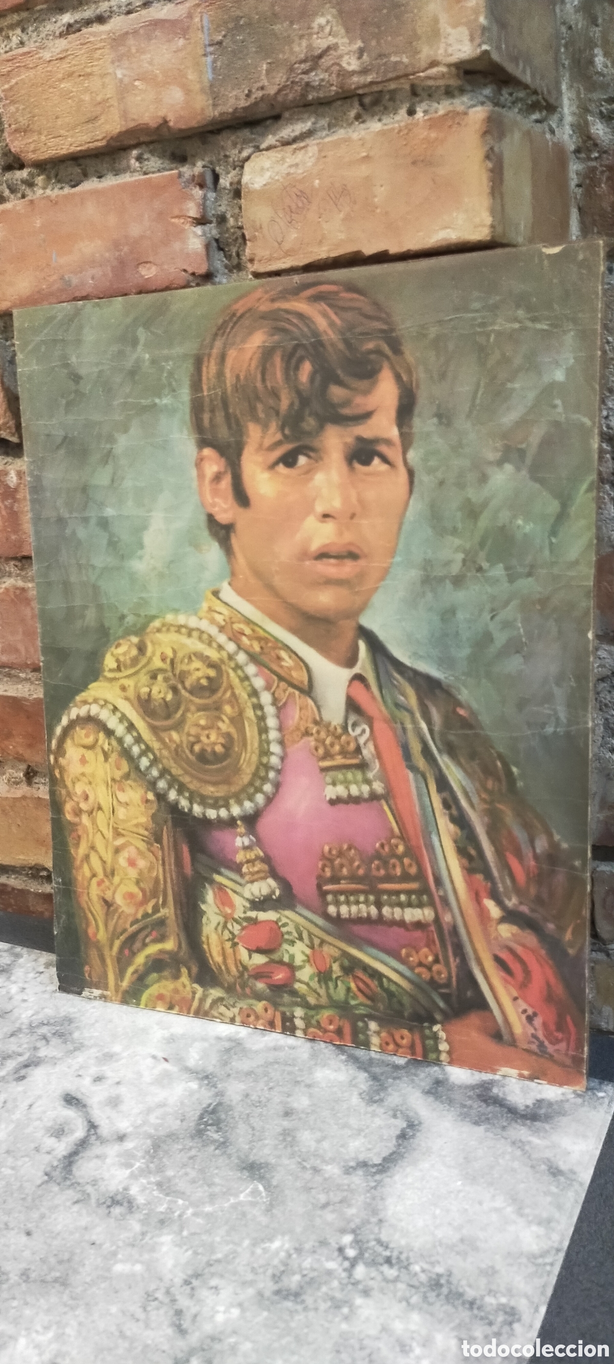 Tauromaquia: El cordob&eacute;s, torero espa&ntilde;ol. Lamina de un antiguo calendario