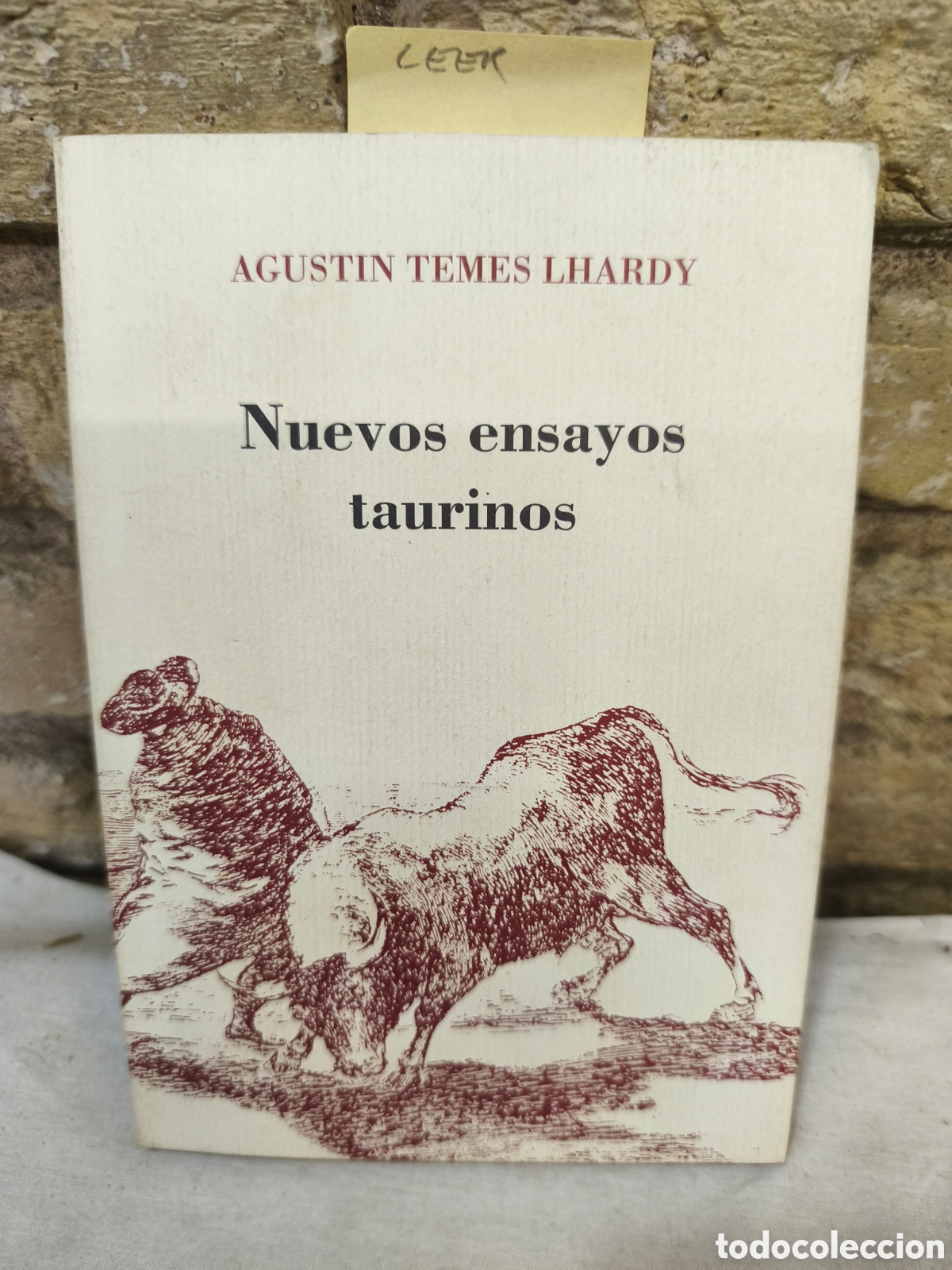 Tauromaquia: AGUSTIN TEMES LHARDY. Nuevos ensayos taurinos