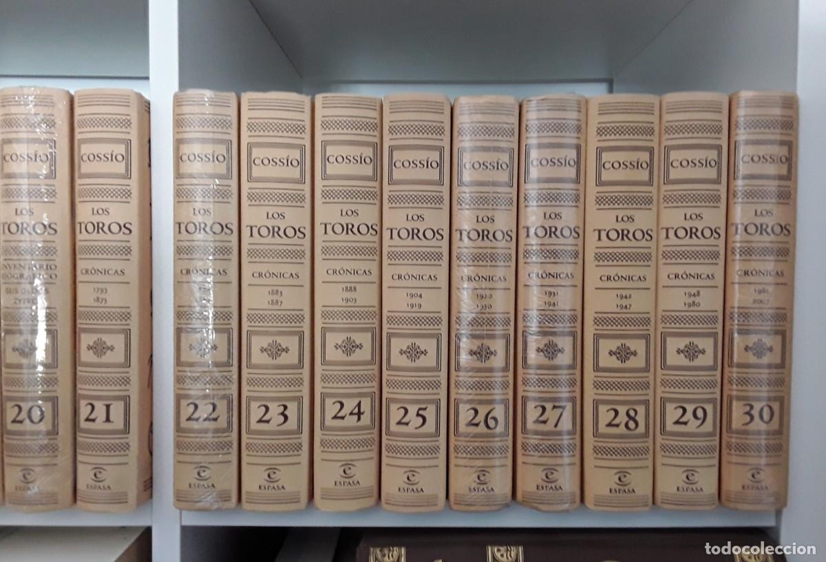 Tauromaquia: LOS TOROS. COSS&Iacute;O. 30 TOMOS. COMPLETO. ESPASA CALPE. PRECINTADOS. LOTE 2.