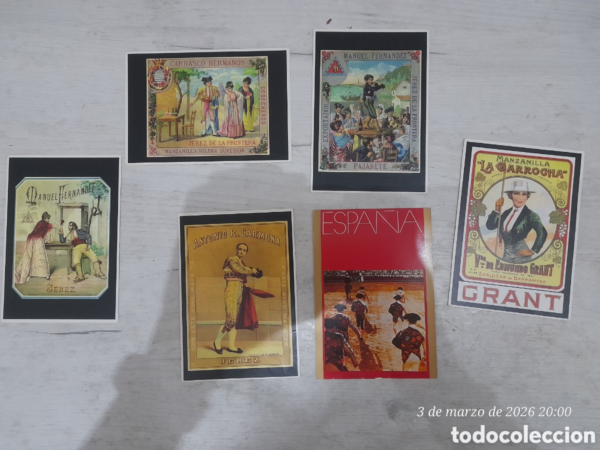 Tauromaquia: Lote postales antiguas toreo jerez