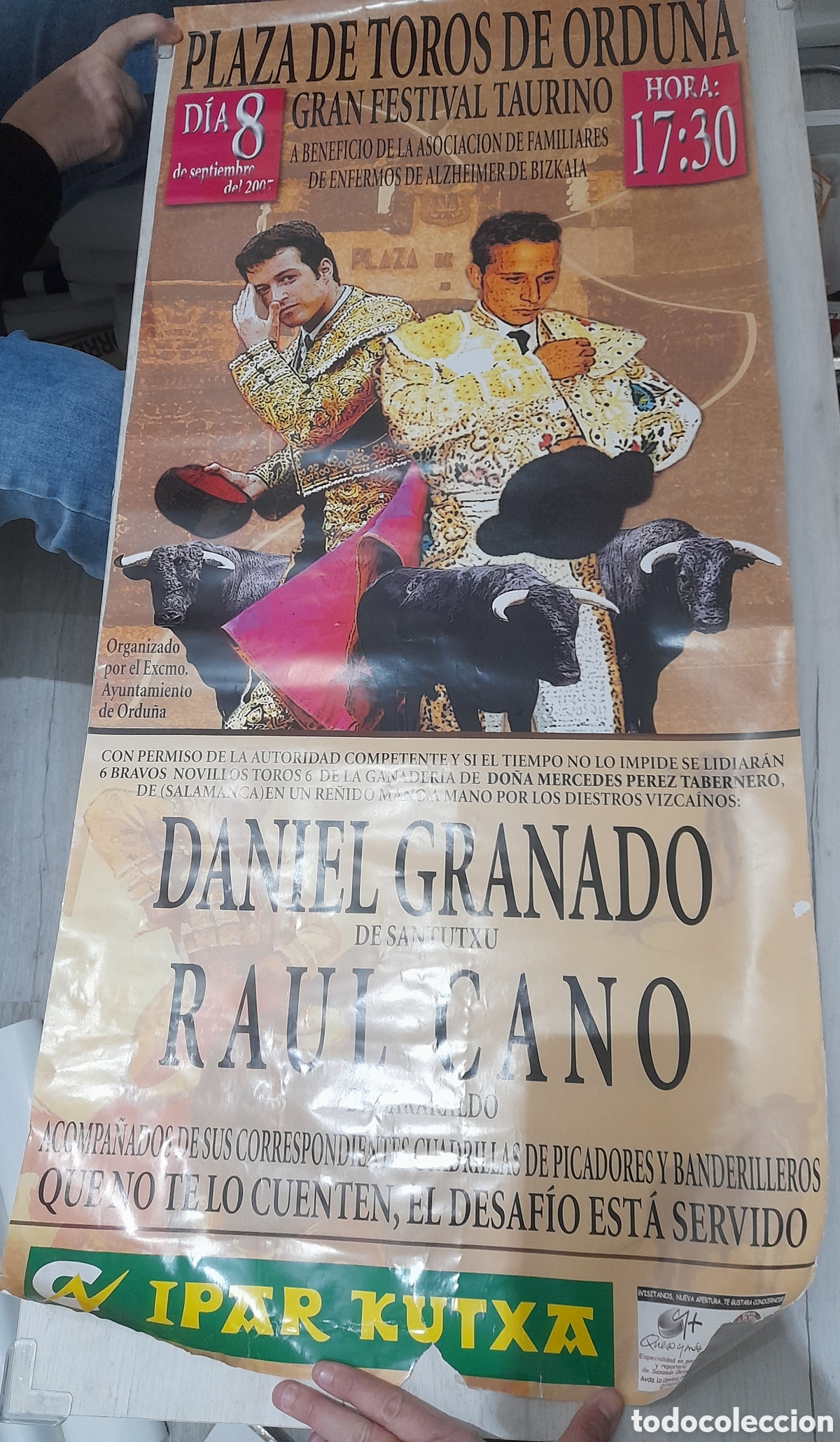Tauromaquia: Cartel corrida toros 2007 en ordu&ntilde;a