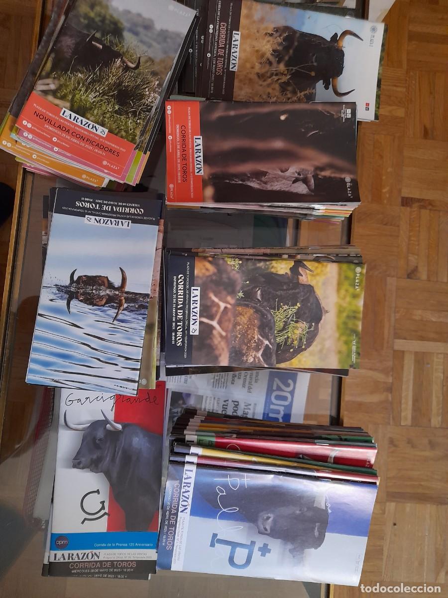 Tauromaquia: Lote 176 Programas Toros Las Ventas Temporadas 2022, 2023, 2024 y 2025. 118 distintos y 58 repetidos