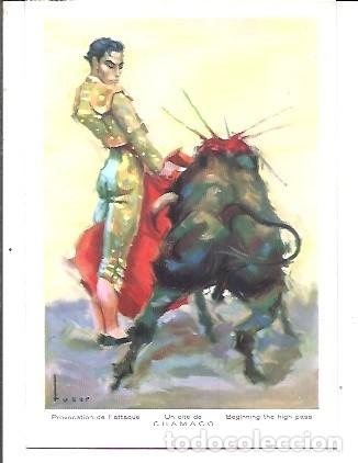 Tauromaquia: ANTIGUA POSTAL ASI TOREA CHAMACO UN CITE DE CHAMACO EDTORIAL ARTIGAS