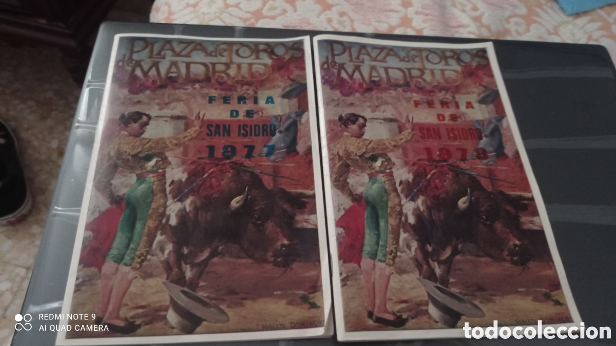 Tauromaquia: Dos libretos de la feria de san isidro a&ntilde;os 1977 y 1978