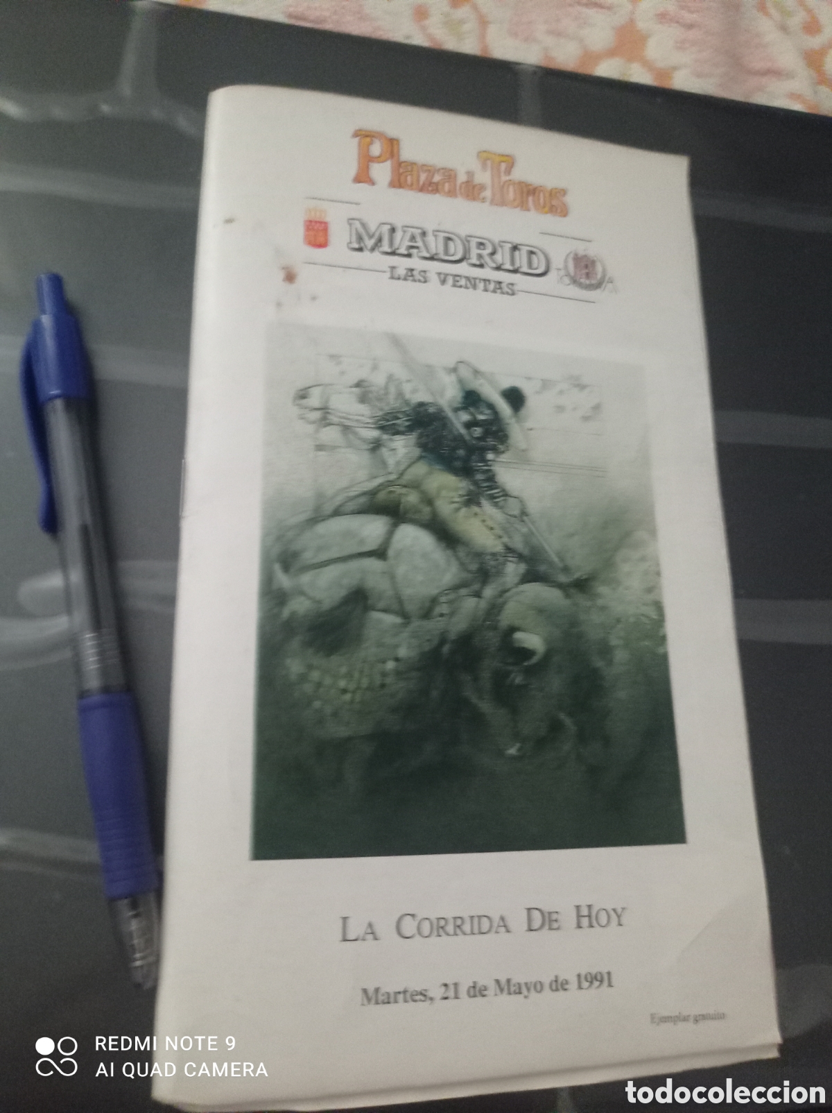 Tauromaquia: Programa toros san isidro 1991