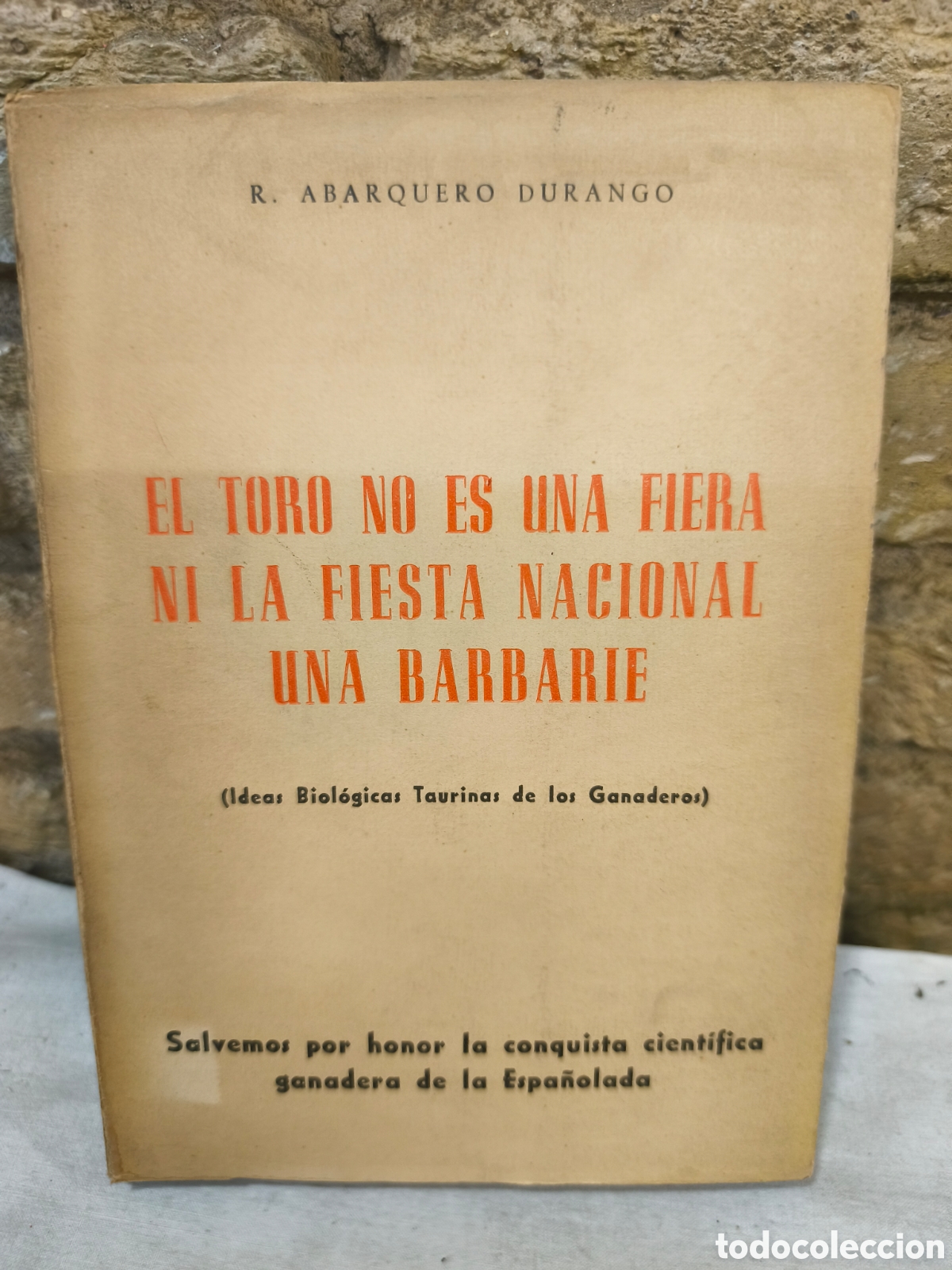 Tauromaquia: EL TORO NO ES UNA FIERA NI LA FIESTA NACIONAL UNA BARBARIE