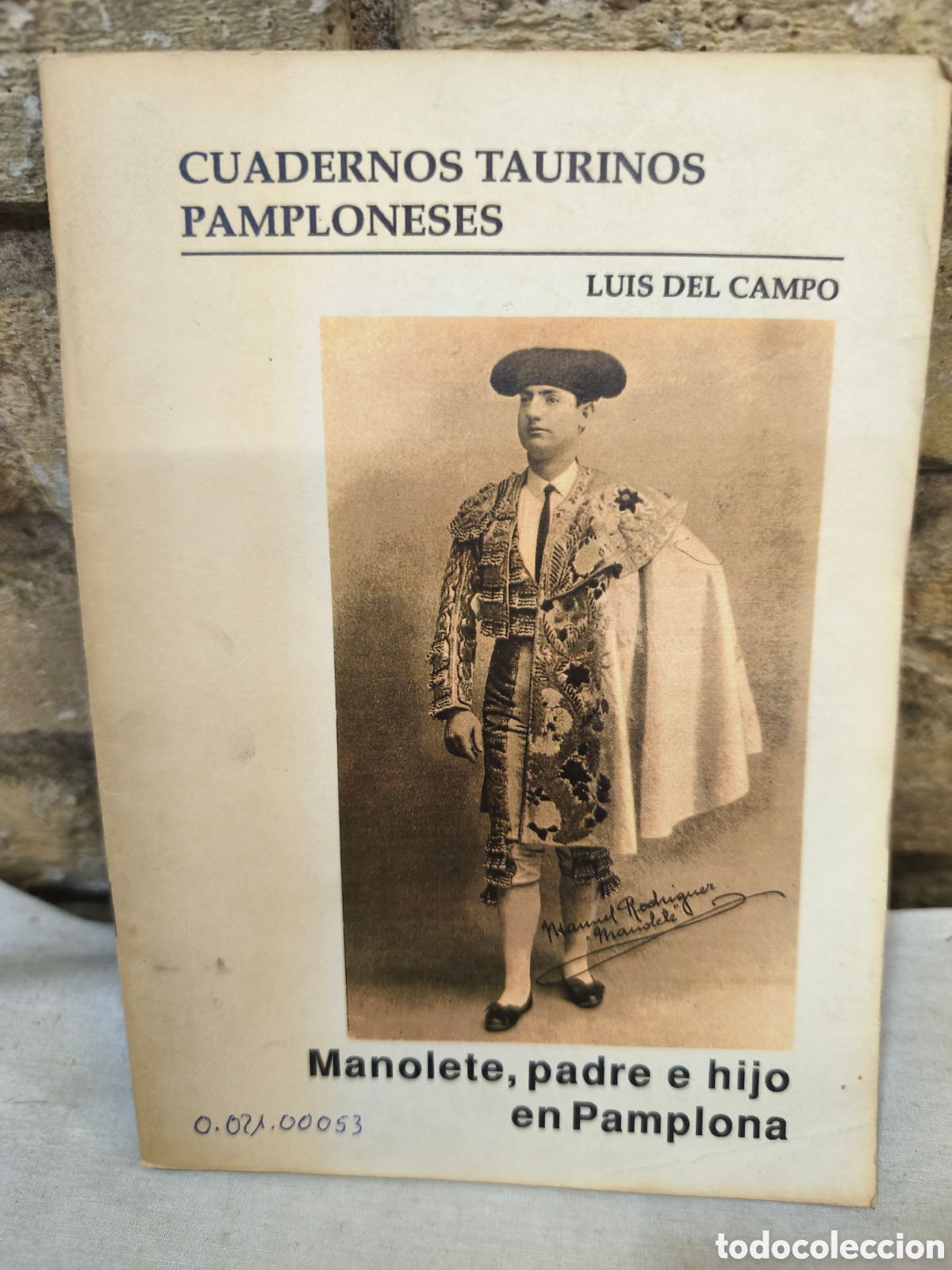 Tauromaquia: MANOLETE, PADRE E HIJO, EN PAMPLONA