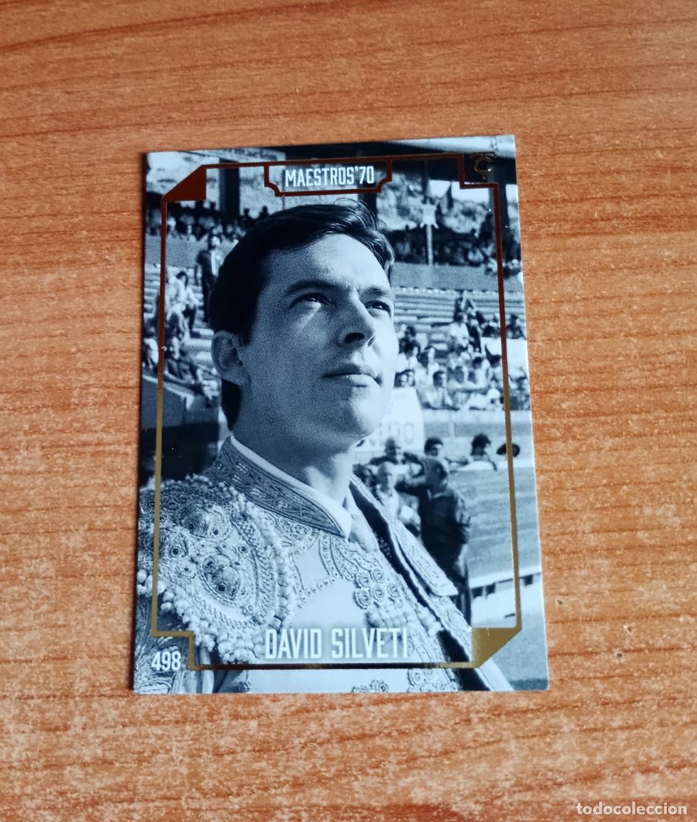 Tauromaquia: Cromo Taurocromos 2026 - N&ordm; 498 - Maestros'70 - David Silveti