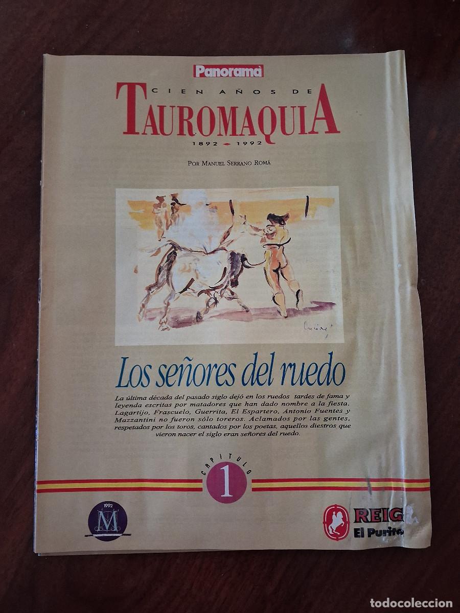 Tauromaquia: Cien a&ntilde;os de Tauromaquia. 1892-1992. Coleccionable de la Revista Panorama.