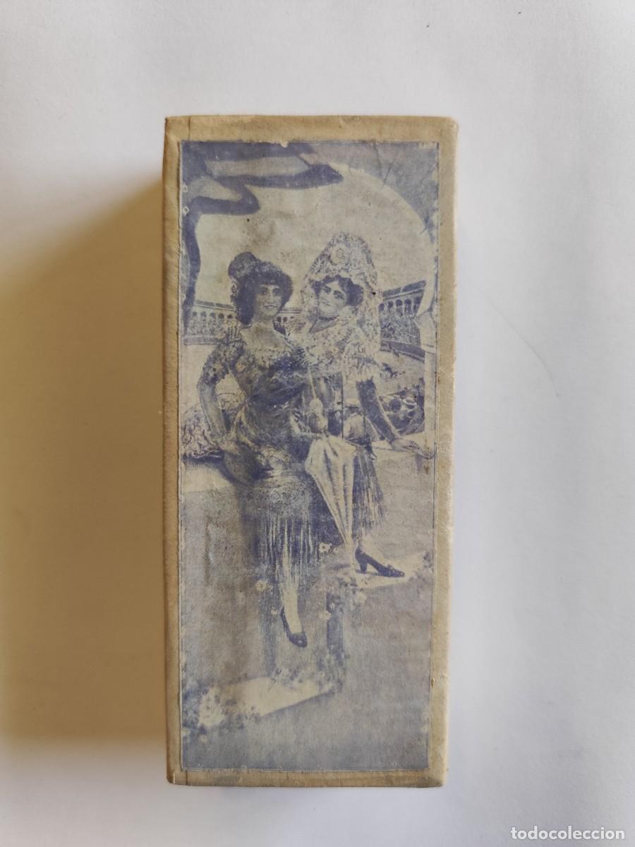 Tauromaquia: MANOLAS MUJERES ANDALUZAS toros, ANTIGUO TAMPON, PLANCHA DE MADERA Y METAL