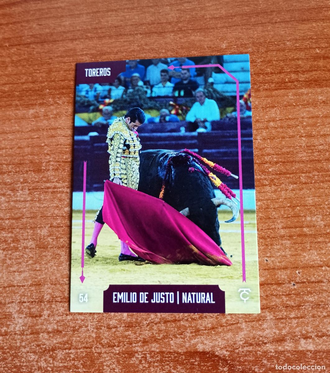 Tauromaquia: Cromo Taurocromos 2026 - N&ordm; 54 - Toreros - Emilio de Justo - Natural
