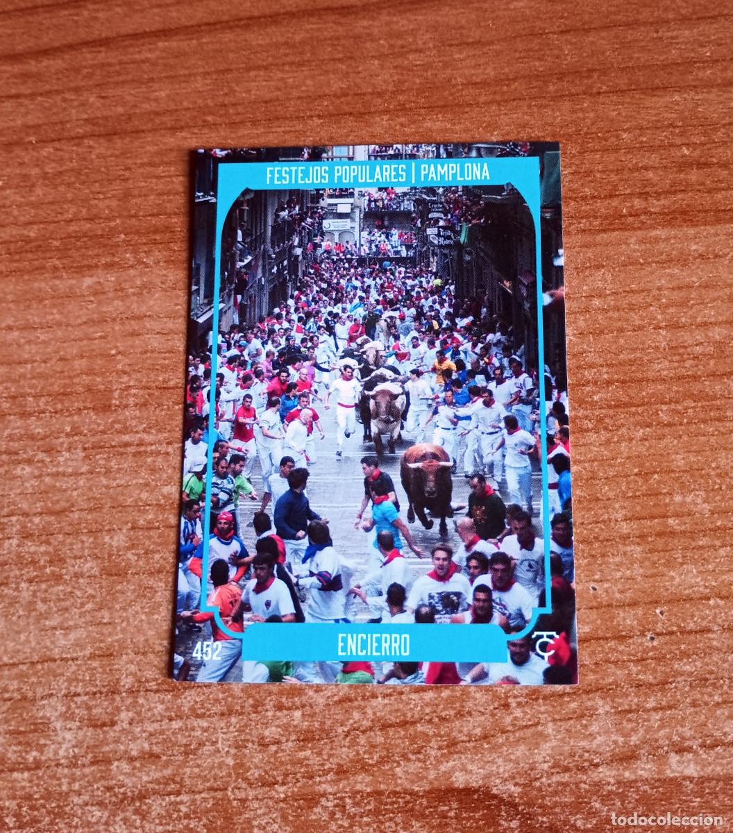 Tauromaquia: Cromo Taurocromos 2026 - N&ordm; 452 - Festejos populares - Pamplona - Encierro