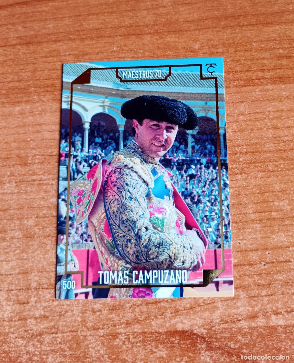 Tauromaquia: Cromo Taurocromos 2026 - N&ordm; 500 - Maestros'70 - Tom&aacute;s Campuzano