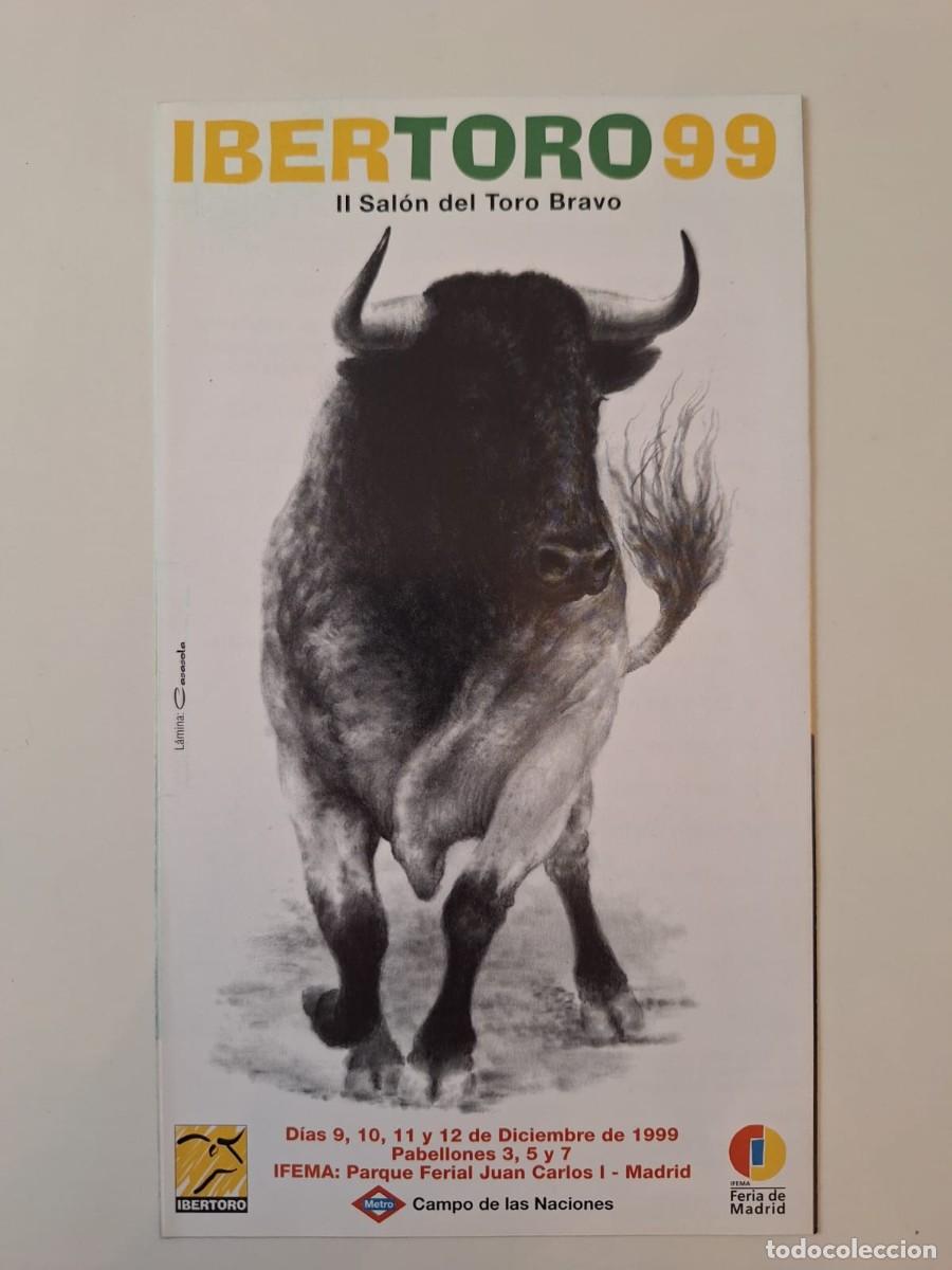 Tauromaquia: Folleto Ecumad 99 VII Sal&oacute;n del Caballo de Madrid e Ibertoro 99 II Sal&oacute;n del toro bravo Ifema Ferias