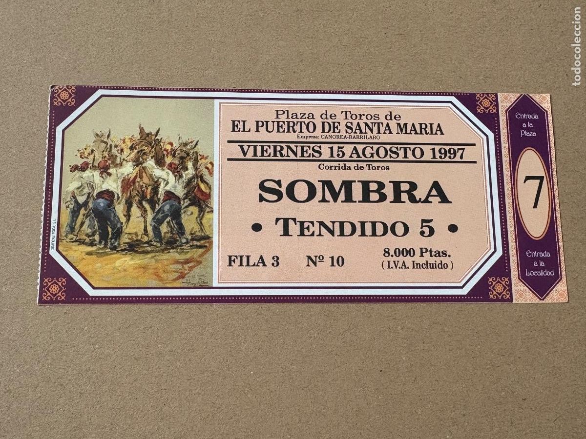 Tauromaquia: B2. ENTRADA DE TOROS EL PUERTO DE SANTA MAR&Iacute;A 1997