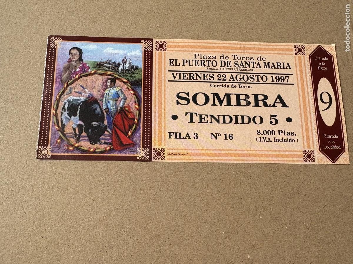 Tauromaquia: B2. ENTRADA DE TOROS EL PUERTO DE SANTA MAR&Iacute;A 1997