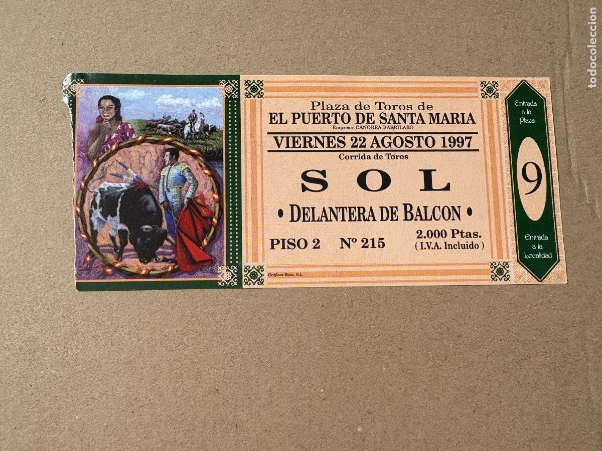 Tauromaquia: B2. ENTRADA DE TOROS EL PUERTO DE SANTA MAR&Iacute;A 1997