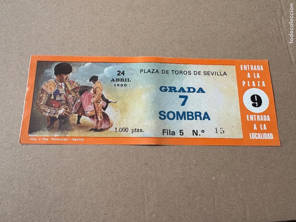 Tauromaquia: B2. ENTRADA DE TOROS DE SEVILLA 1980