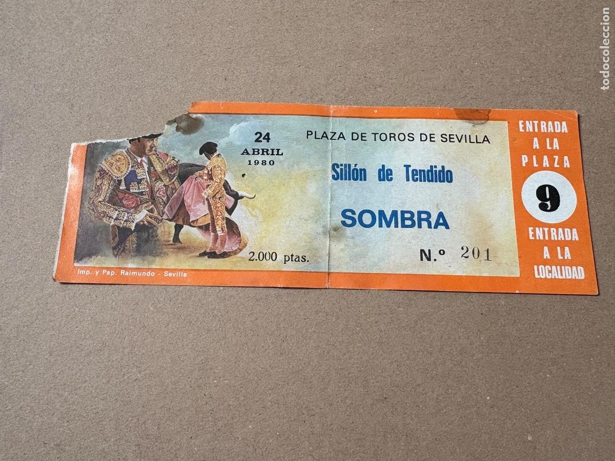 Tauromaquia: B2. ENTRADA DE TOROS DE SEVILLA 1980