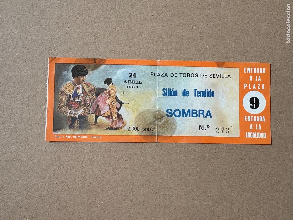 Tauromaquia: B2. ENTRADA DE TOROS DE SEVILLA 1980