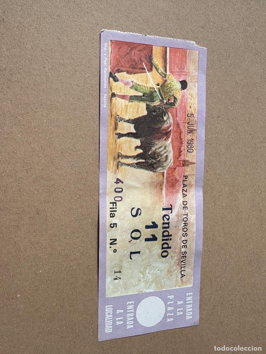 Tauromaquia: B2. ENTRADA DE TOROS DE SEVILLA 1980