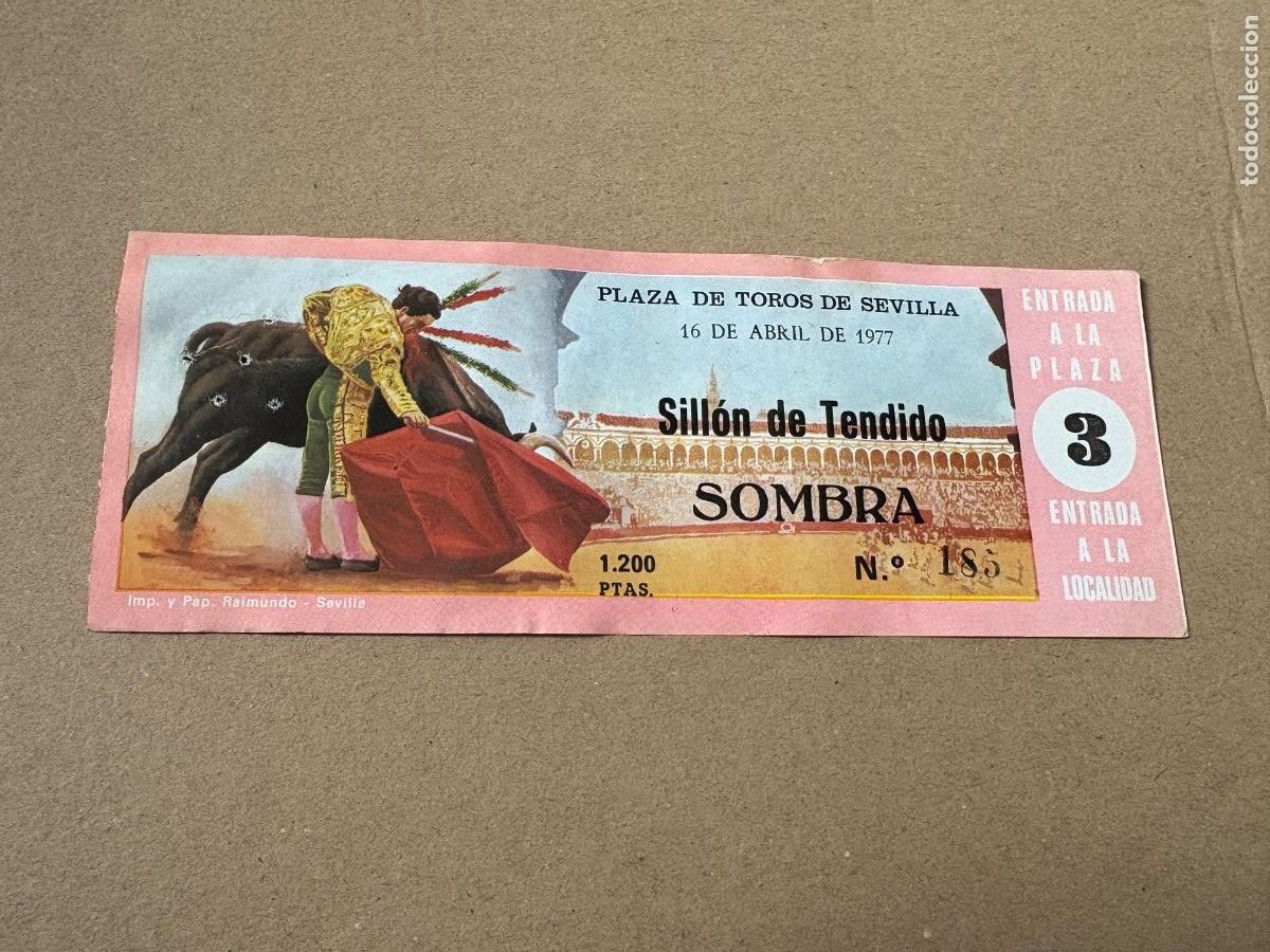 Tauromaquia: B2. ENTRADA DE TOROS DE SEVILLA 1977
