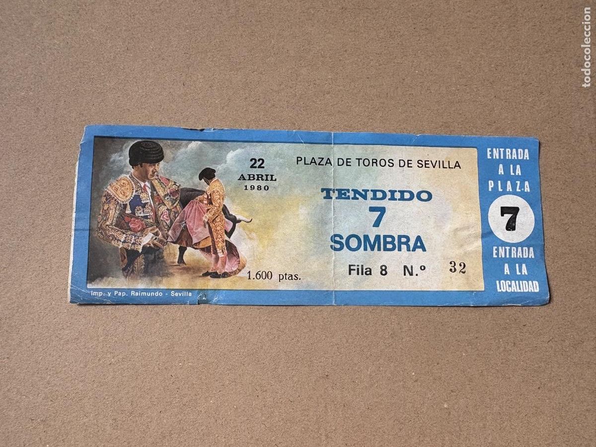 Tauromaquia: B2. ENTRADA DE TOROS DE SEVILLA 1980