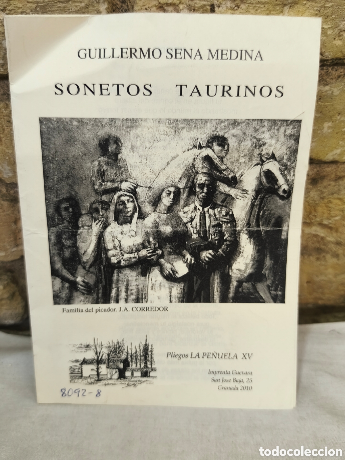 Tauromaquia: GUILLERMO SENA MEDINA SONETOS TAURINOS