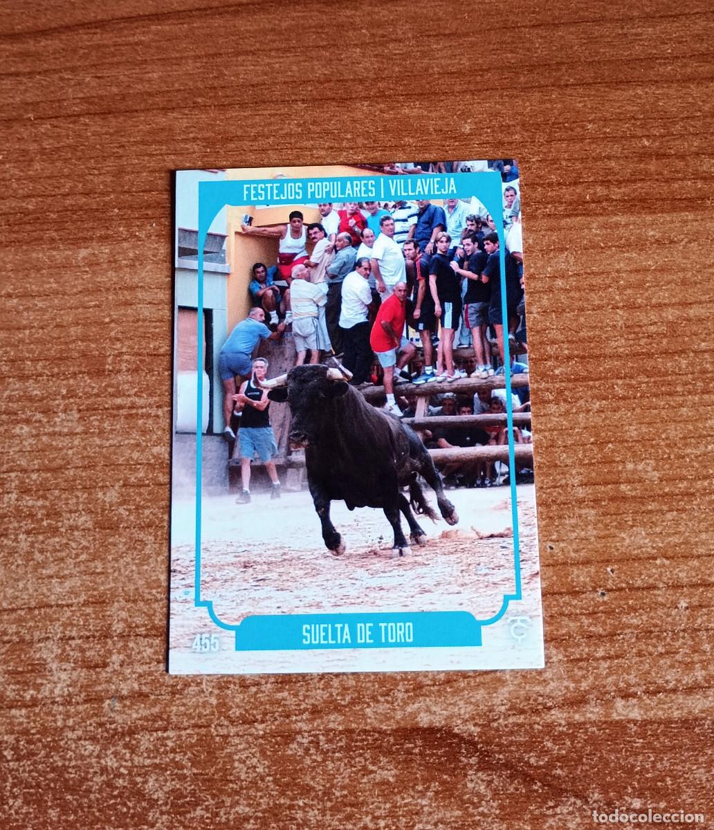 Tauromaquia: Cromo Taurocromos 2026 - N&ordm; 455 - Festejos populares - Villavieja - Suelta de toro