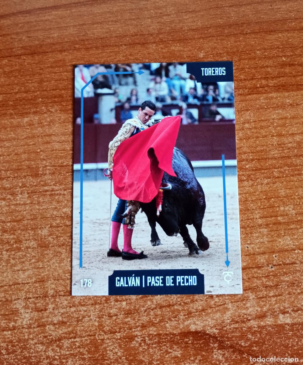 Tauromaquia: Cromo Taurocromos 2026 - N&ordm; 178 - Toreros - David Galv&aacute;n - Pase de pecho