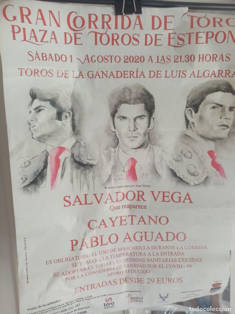 Tauromaquia: PLAZA DE TOROS ESTEPONA SALVADOR V. CAYETANO Y PABLO AGUADO 2020