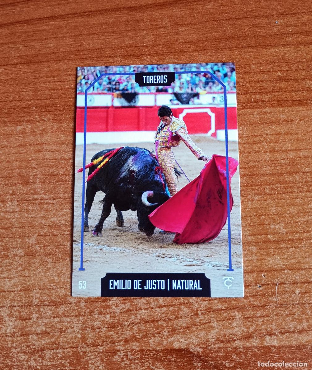 Tauromaquia: Cromo Taurocromos 2026 - N&ordm; 53 - Toreros - Emilio de Justo - Natural