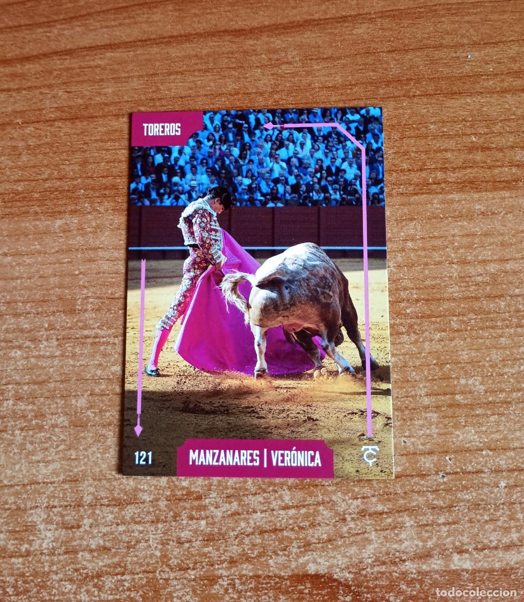 Tauromaquia: Cromo Taurocromos 2026 - N&ordm; 121 - Toreros - Manzanares (Ver&oacute;nica)