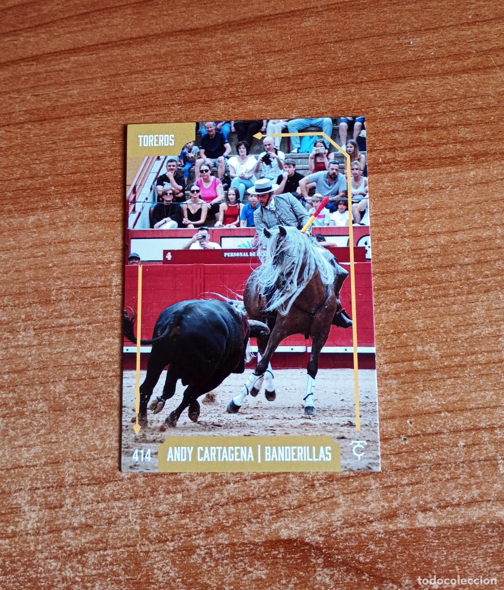 Tauromaquia: Cromo Taurocromos 2026 - N&ordm; 414 - Rejoneadores - Andy Cartagena - Banderillas