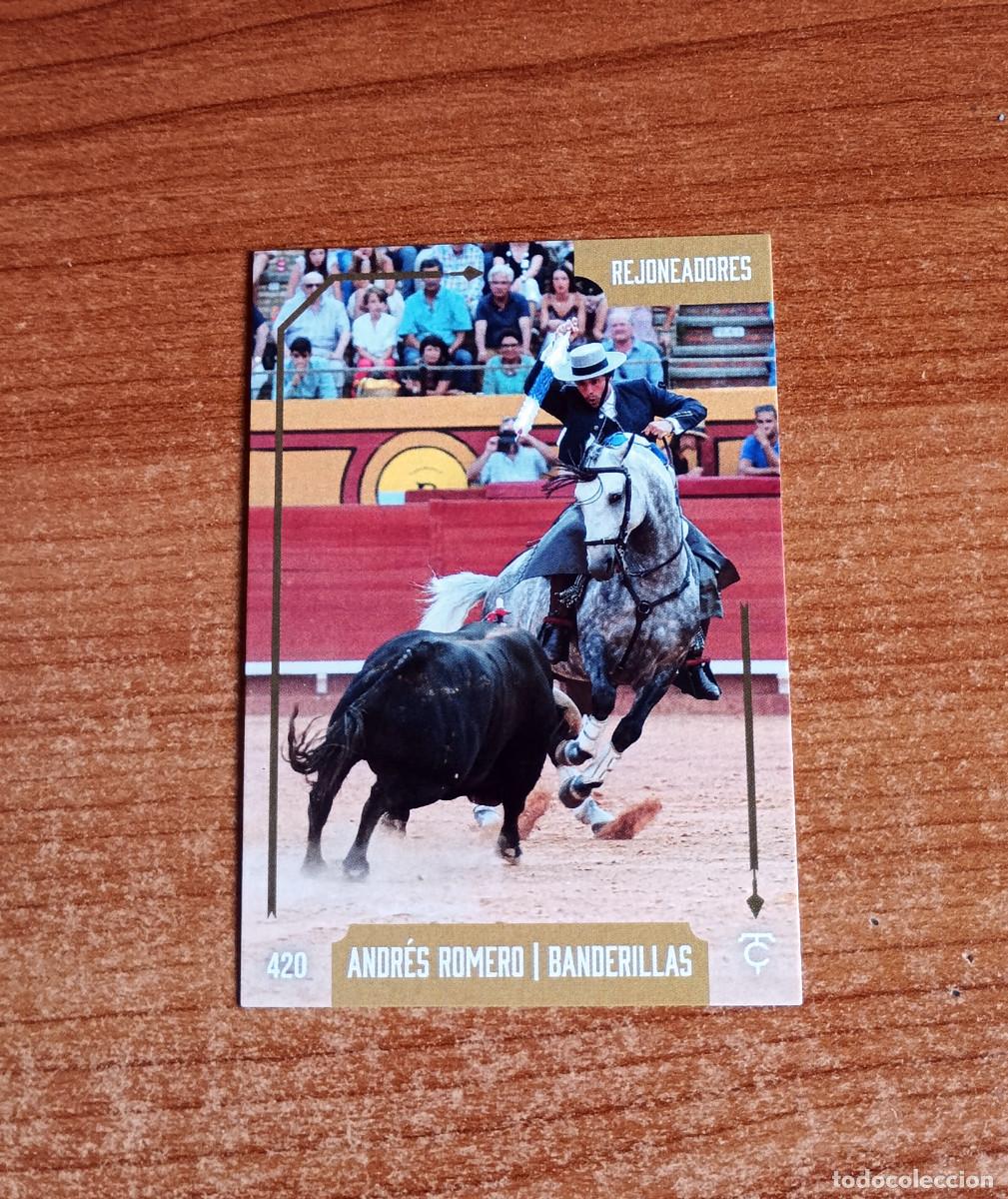 Tauromaquia: Cromo Taurocromos 2026 - N&ordm; 420 - Rejoneadores - Andr&eacute;s Romero - Banderillas