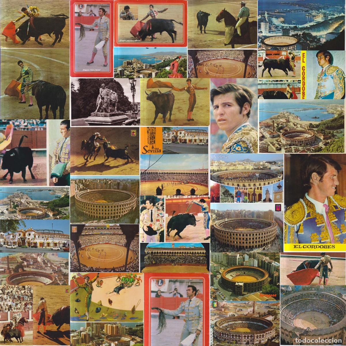 Tauromaquia: LOTE 35 POSTALES DE TOROS, CORRIDAS, TOREROS Y PLAZAS DE TOROS
