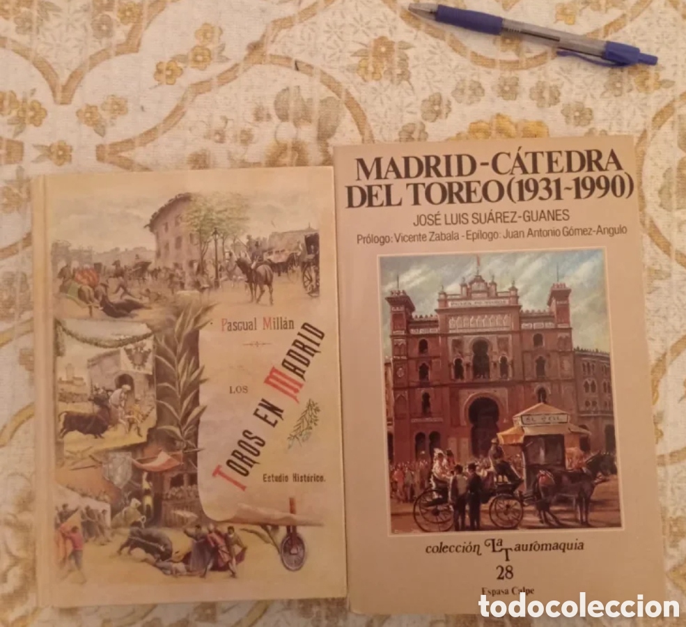Tauromaquia: Lote de dos libros toros en Madrid