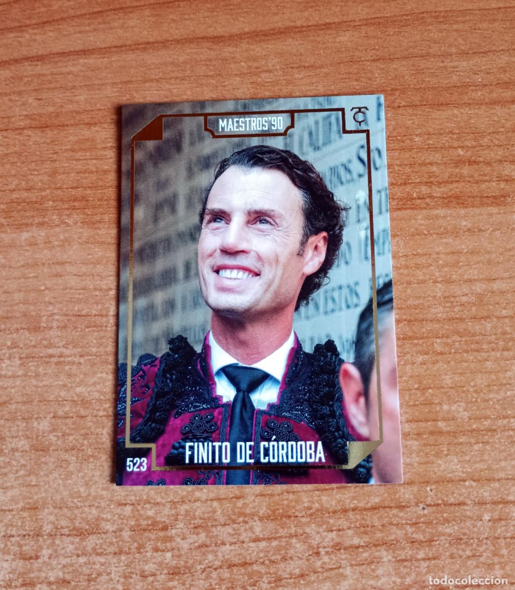 Tauromachie: Cromo Taurocromos 2026 - N&ordm; 523 - Maestros'90 - Finito de C&oacute;rdoba