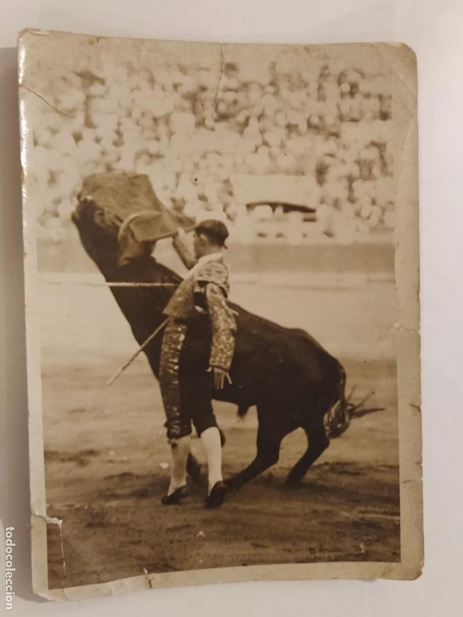 Tauromaquia: TORERO - FOTOGRAFIA ANTIGUA CORRIDA DE TOROS -(K-15.313)