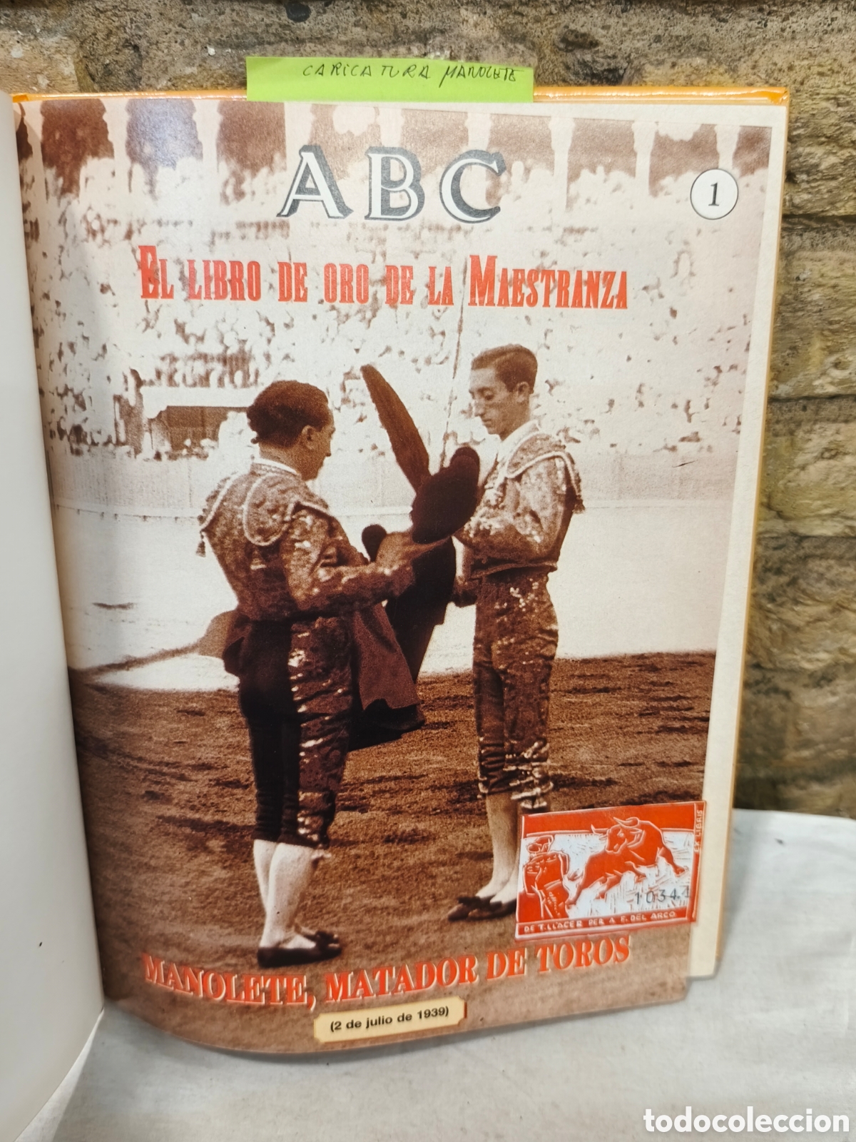 Tauromaquia: EL LIBRO DE ORO DE LA MAESTRANZA - Foto 2