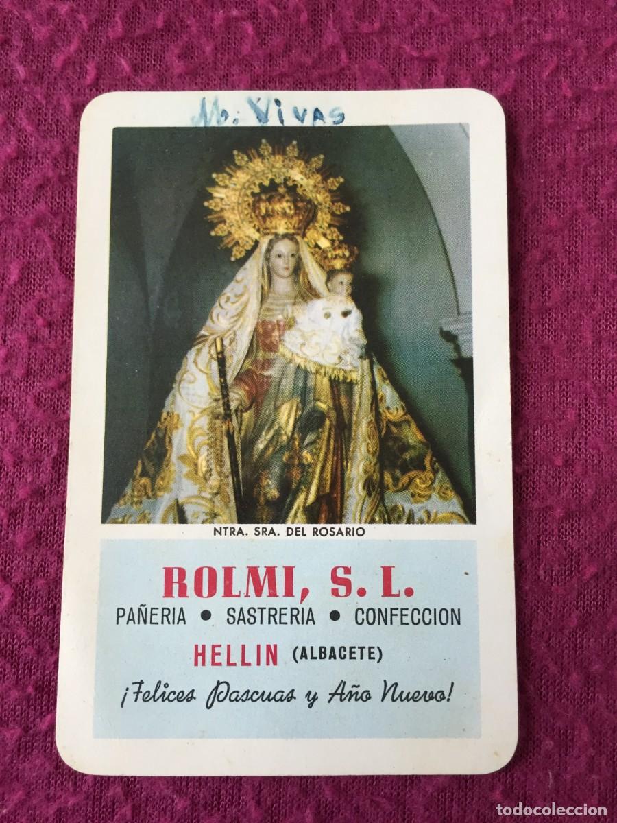 Tauromaquia: CALENDARIO FOURNIER. ROLMI, S.L. HELLIN. ALBACETE. A&Ntilde;O 1960. NTRA. SRA. DEL ROSARIO